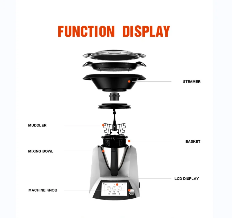 Top Hot Selling nowa wszechstronność innowacja Thermomixe termomix tm 6 kuchenka gotowanie robot restauracja