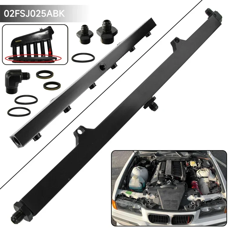 Wysokiej jakości zestaw montażowy szyny paliwowej do BMW serii 3 E36 E46 M50 M52 M54 325i 328i 323i M3 Z3 E39 528i Silnik Niebieski/Czarny