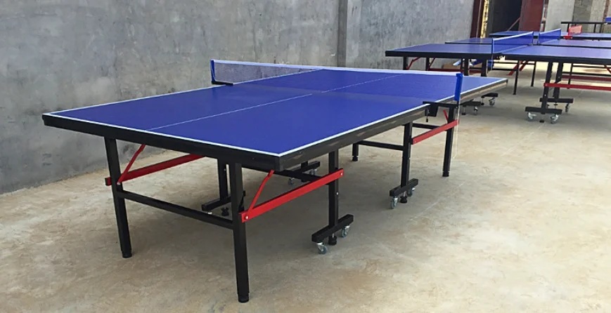 Table tennis table indoor household standard adult wheeled competition simple foldable mobile table tennis table