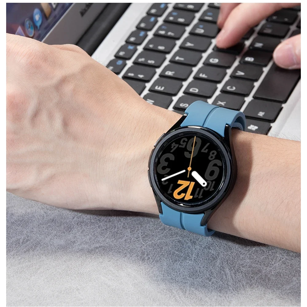 Keine Lücke magnetisches Silikonarmband für Samsung Galaxy Watch 7 6 5 4 44 mm 40 mm Pro 45 mm Armband Galaxy Watch6 Classic 43 mm 47 mm Band – Detail 9