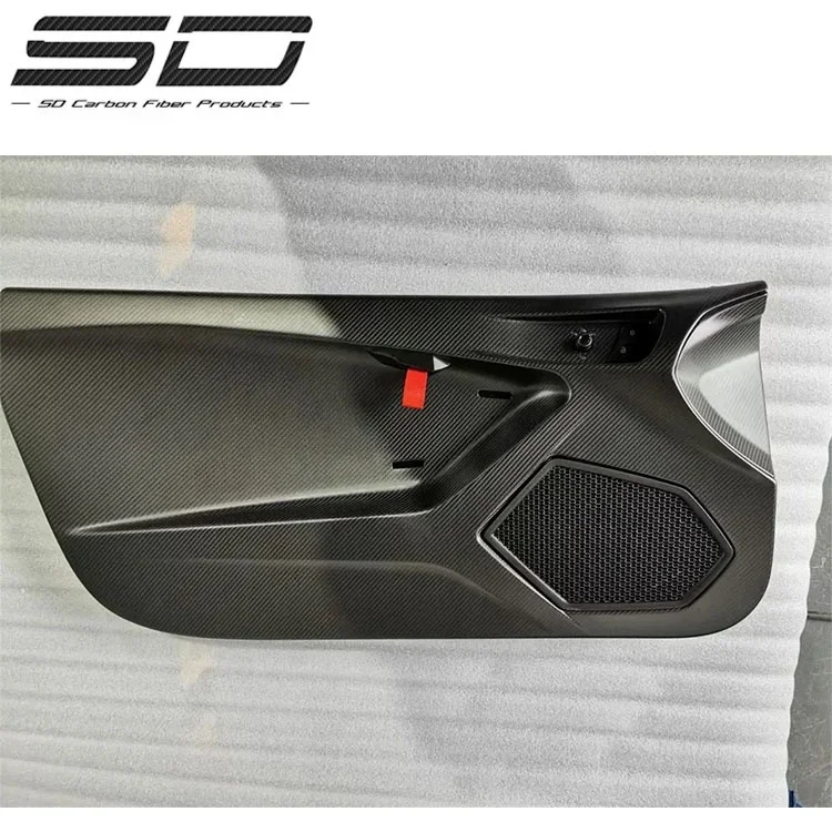 For Lamborghini Huracan LP580 LP610 EVO STO style dry carbon fiber front bumper Rear bumper Rear spoiler door panel