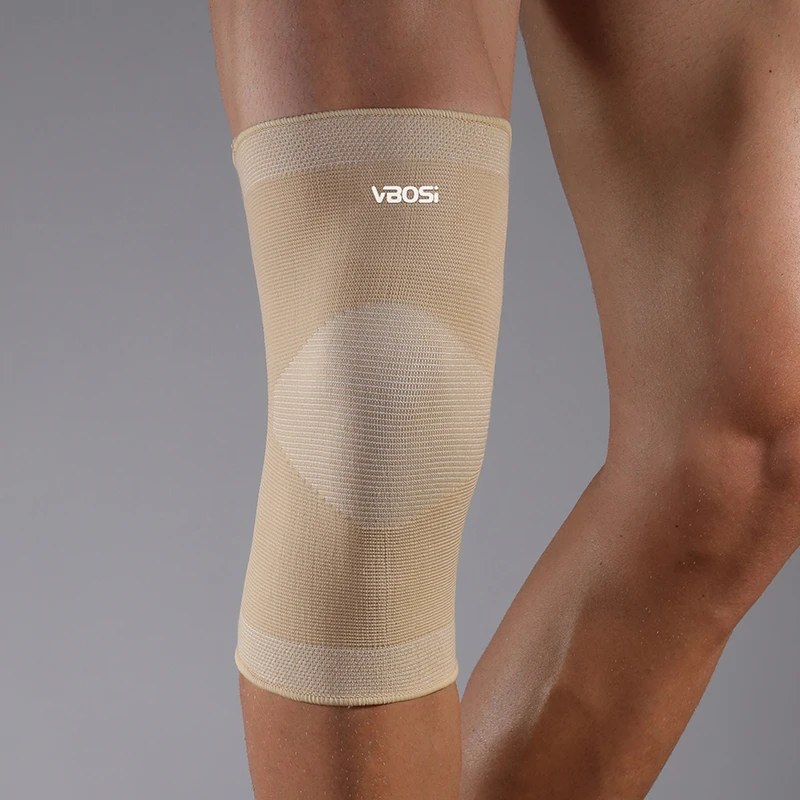 VBOSi 1pc Elastic Breathable Knee Support Sleeve for Cycling Running and Daily Use