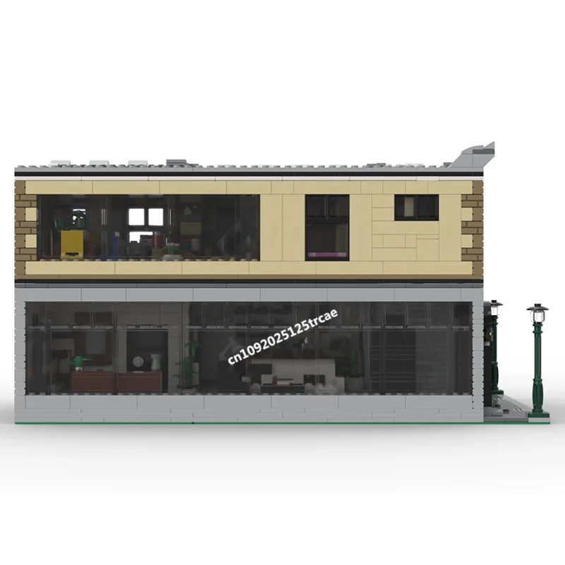 Nieuwe 2566 Stuks Stad Hot Street View Moc Modulaire Suites Queer Eye Model Bouwstenen Diy Creatieve Ideeën Kid Speelgoed verjaardagscadeau