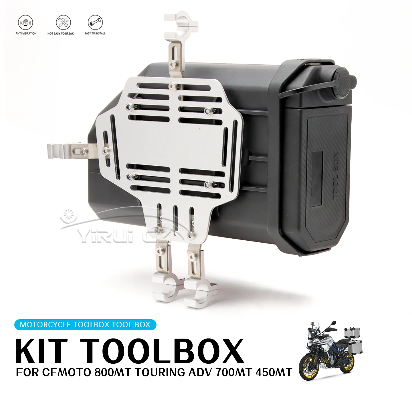 

Motorcycle Toolbox FOR CFMOTO 800MT 650 MT Tool Box Waterproof Side Decorative Box First-aid/Breakdown kit Toolbox 450 MT 700 MT