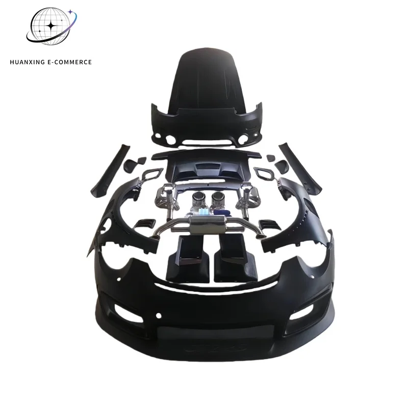 New Car Bumper Assembly Bodykit for 911 991.1 991.2 Generation GT2RS 12-16 Resin Material Black Body Kit