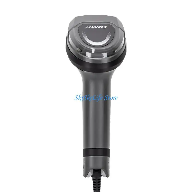 E65E Handheld Barcode ScanneyPOS Label Reader for Inventory Entry, USB Retail Symbol Device with Driverless Link for Display and