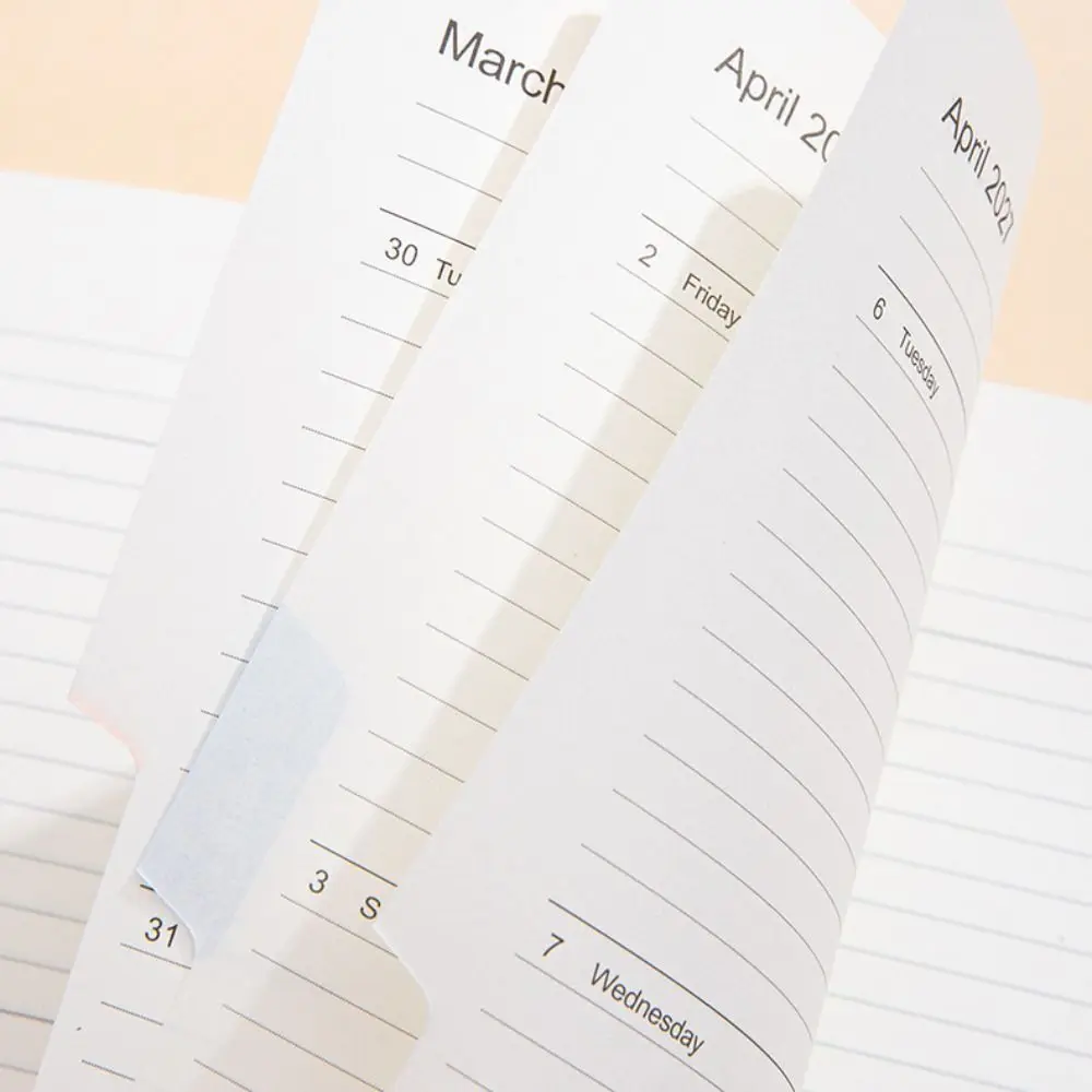 

Английский блокнот-планировщик расписания 2026 12 месяцев из искусственной кожи, список дел, портативный блокнот-закладка, дневник, блокноты для письма