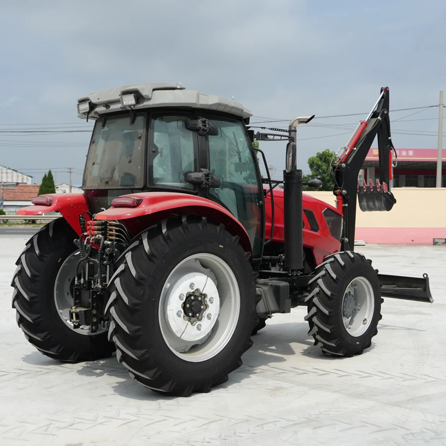 

High Power 180HP Agricultural Tractor Customized Configuration, With Trailer/Boom Sprayer/Rotary Tiller Options, Free Shipping