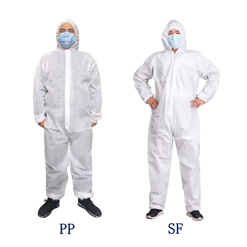 Protective Disposable Waterproof Oil-Resistant Work Safety Clothing Spary Painting Cover All Protection Clothes Overall Suit