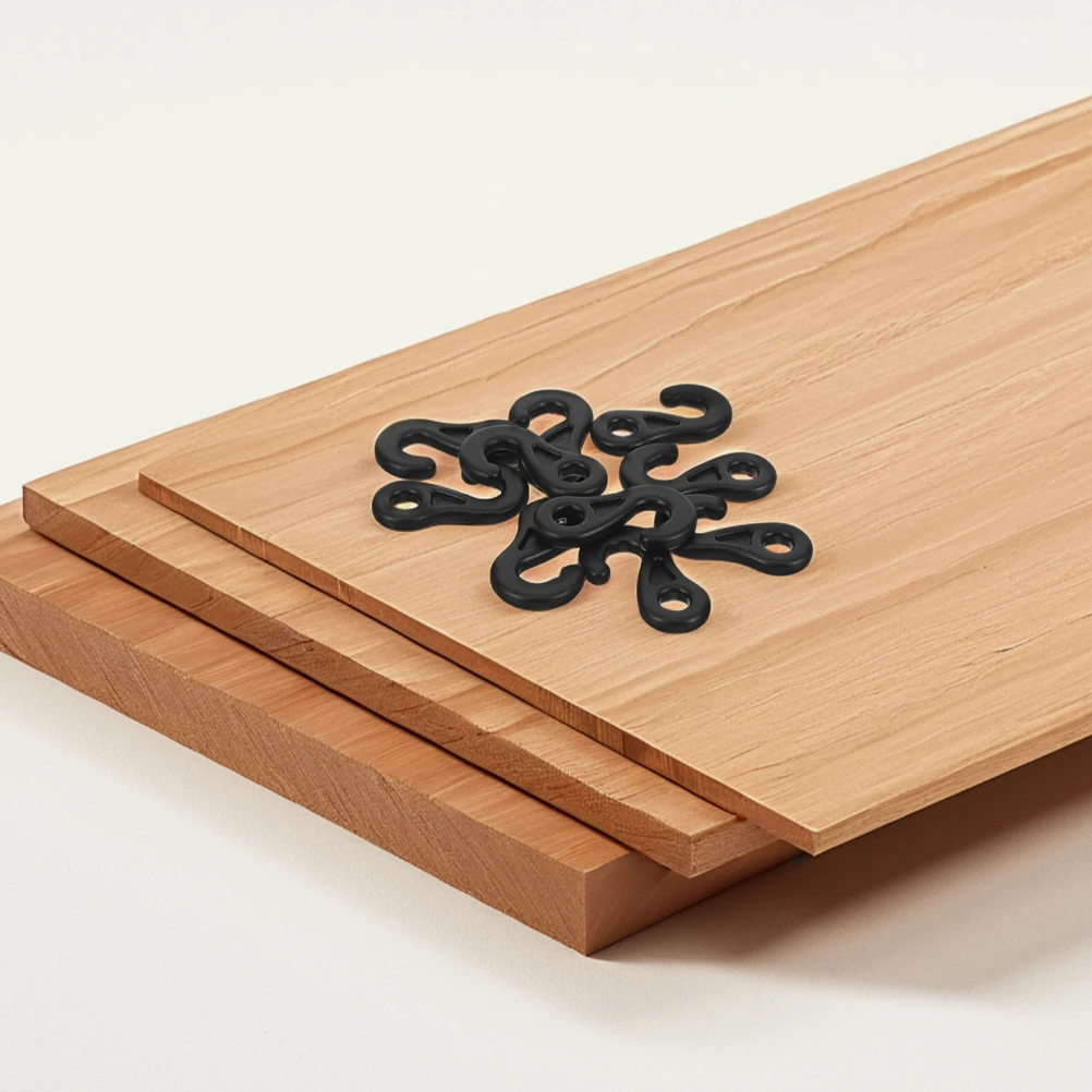 

30pcs Outdoor Tent Camping Canopy Windproof Hooks Fasteners Cord End Bungee Plastic Elastic Rope Small Gear Tarp Strap Secure