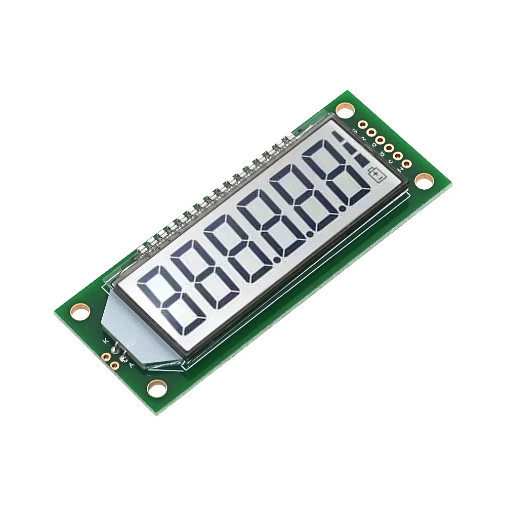 2Pcs Single-chip Microcomputer, 6-bit 8-word, Segment Code LCD, LCD Module, Three-wire SPI,HT1621, White Backlight