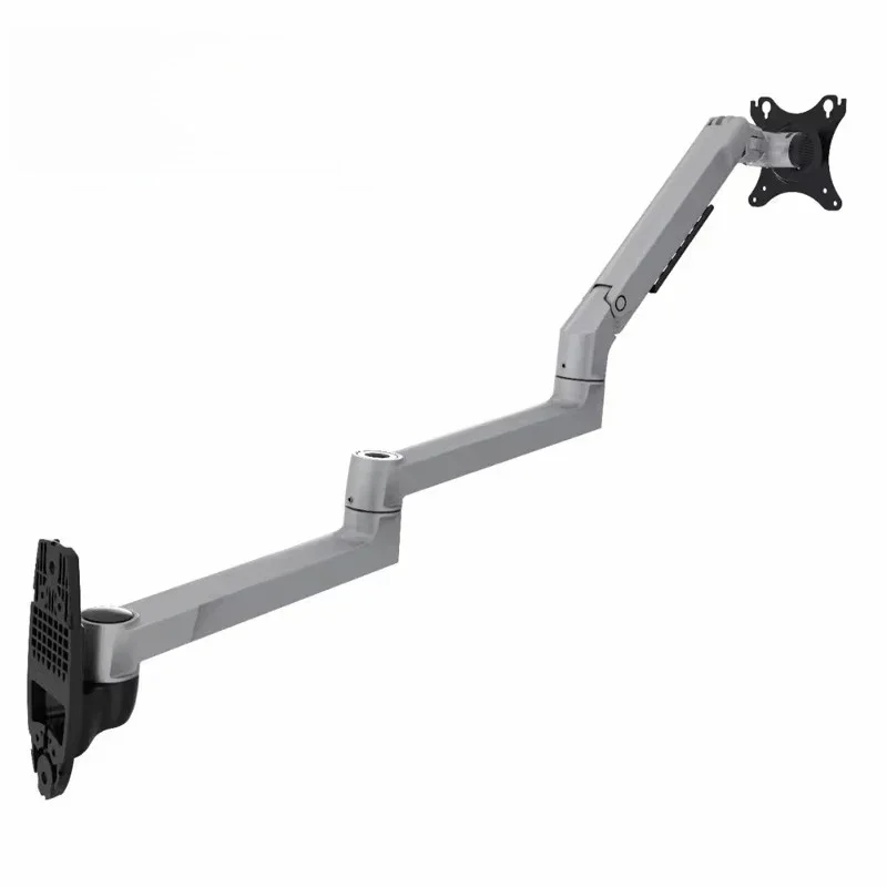 yesWall Mount Ultra Long Aluminum Alloy Mechanical Spring Arm Monitor Support Full Motion Monitor Holder Mount Bracket