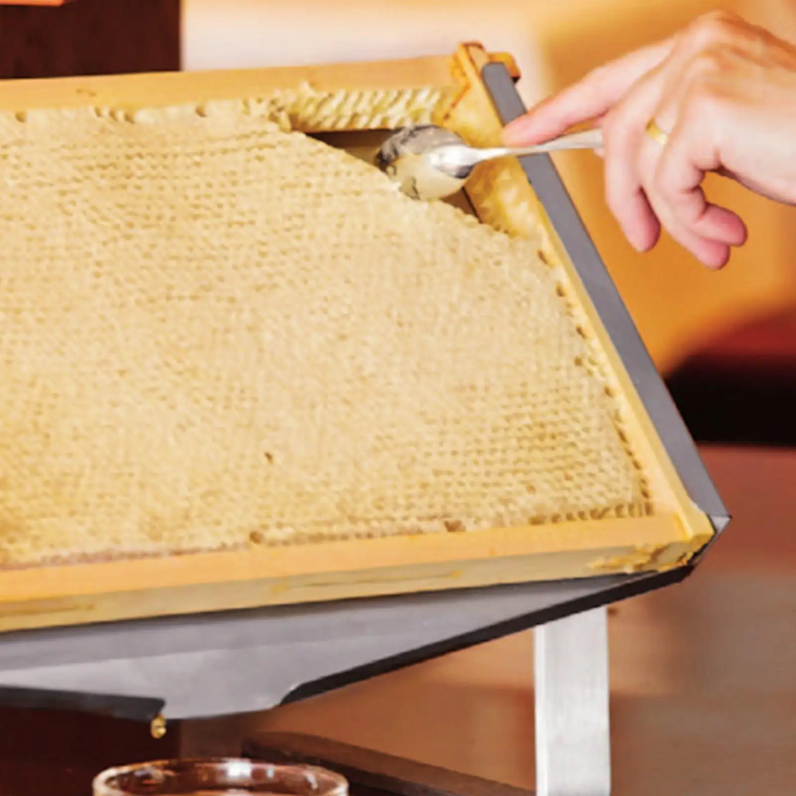 

Держатель для рамы улья, сотовая рама, подставка для комнаты, поднос для капель для пчелиных бровей, сервировочная подставка для пчелиных бровей, ресторанов