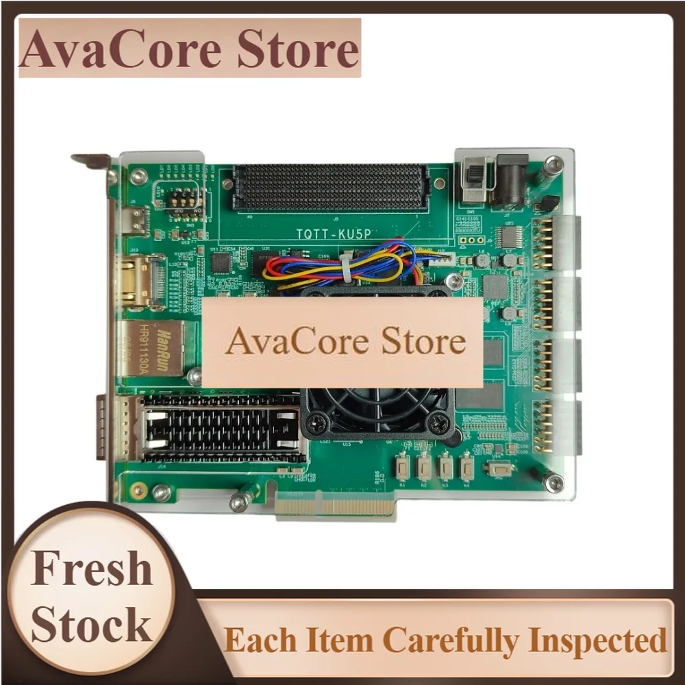 AvaCoreKU5P Development Board FPGA Development Board XCKU5P FMC HPC QSFP28 100G Optical Port PCIE3.0