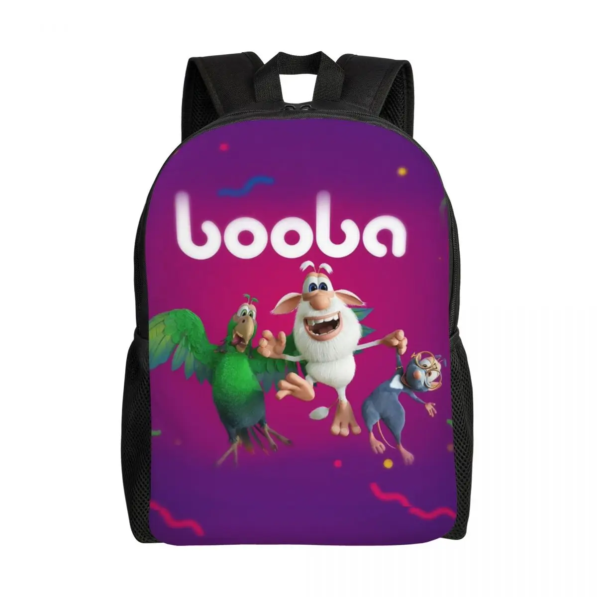 Onebob Boobas Travel Backpack Women Men School Laptop Bookbag Funny Animation College Student Daypack Bags