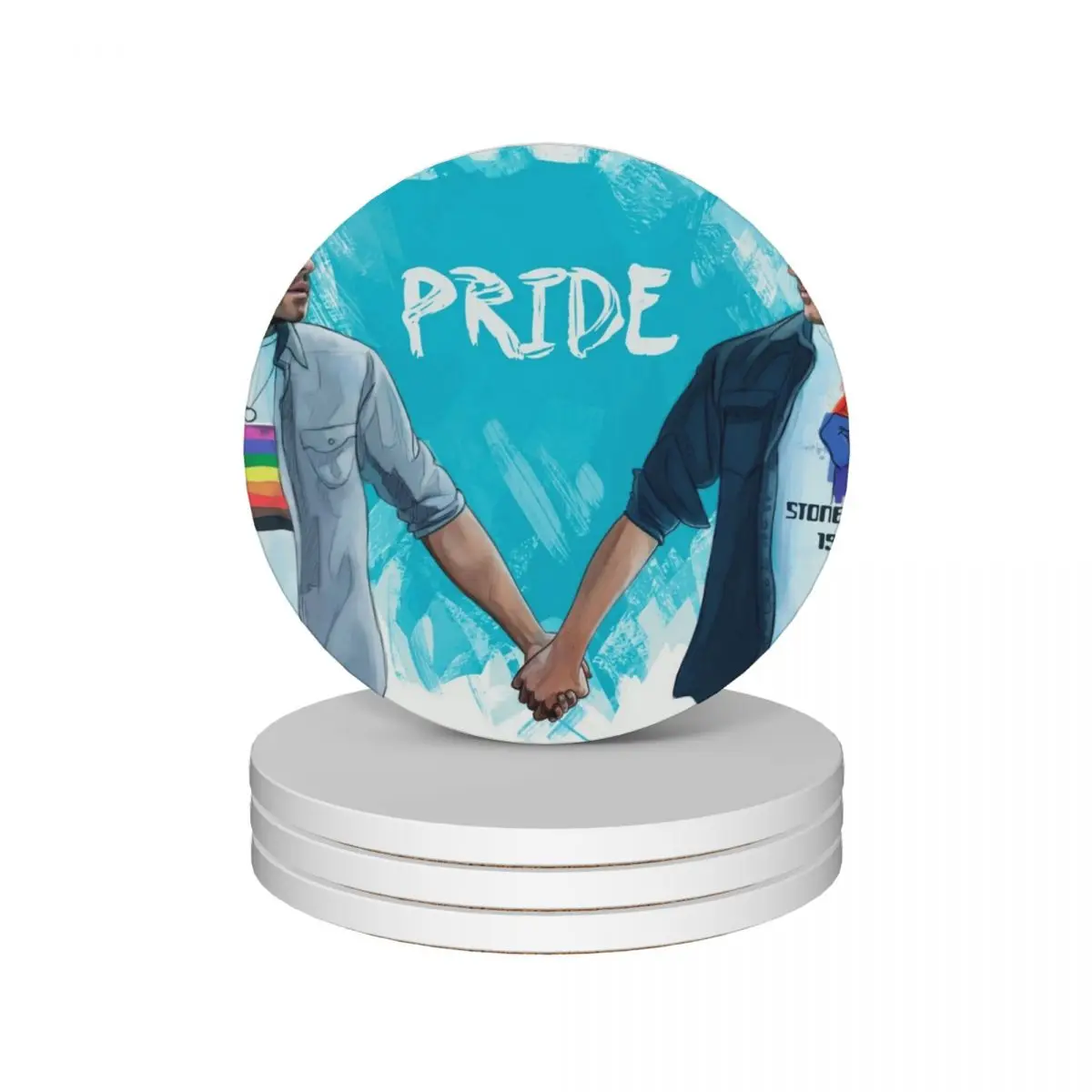 

Pride 2020 Ceramic Coasters (Set of 4) for cups set mug mat Coasters