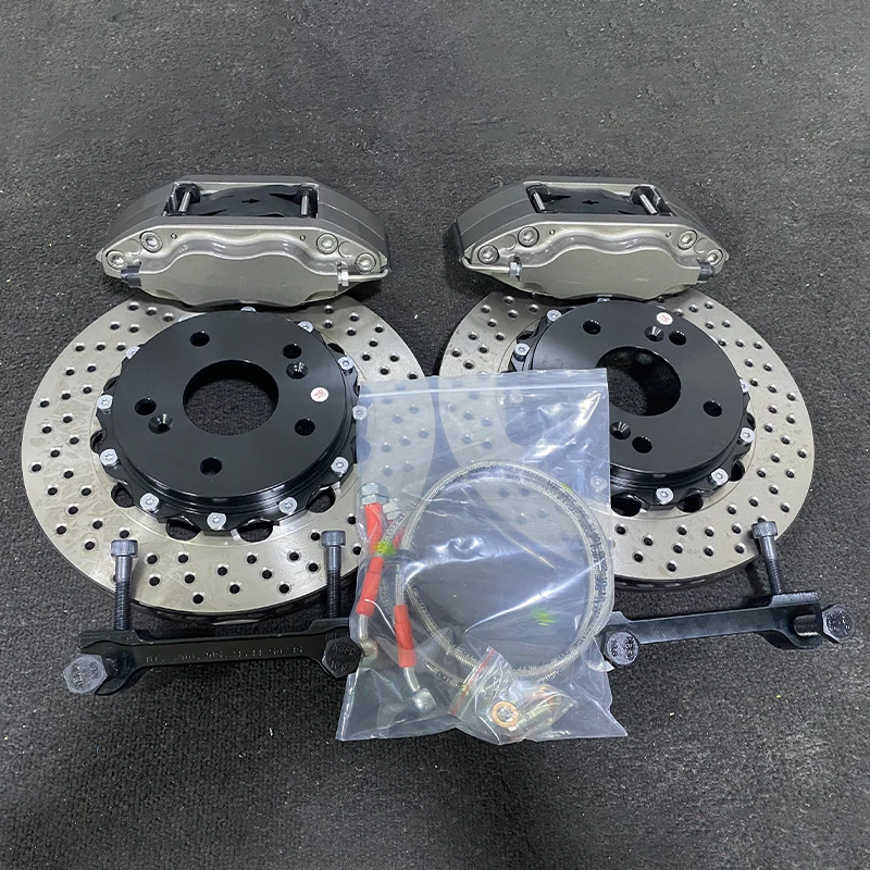 Hot Sale Big Brake Caliper CP7600 Front Brake Kit 4 Piston 285MM 300MM Drilled Brake Disc