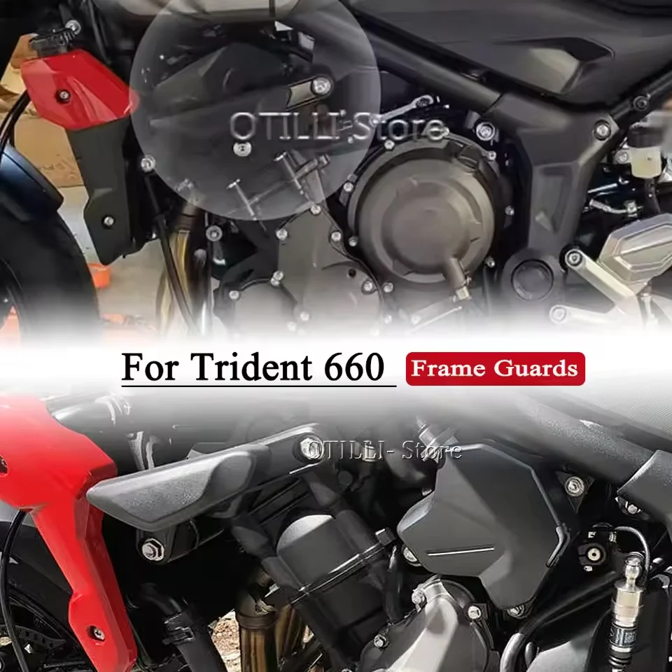 

Защита от падения мотоцикла для Trident 660 для TRIDENT 660, новинка 2021 2022, слайдер рамы, защита обтекателя, защита от ударов