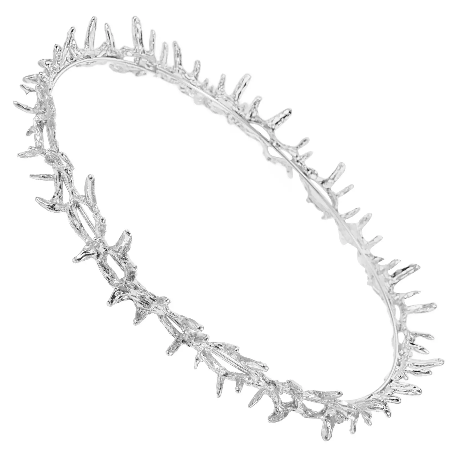 

Crown Party Hair Accessories for Men Barbed Wire Bracelet Decor Flower Renaissance Fair Headband Man