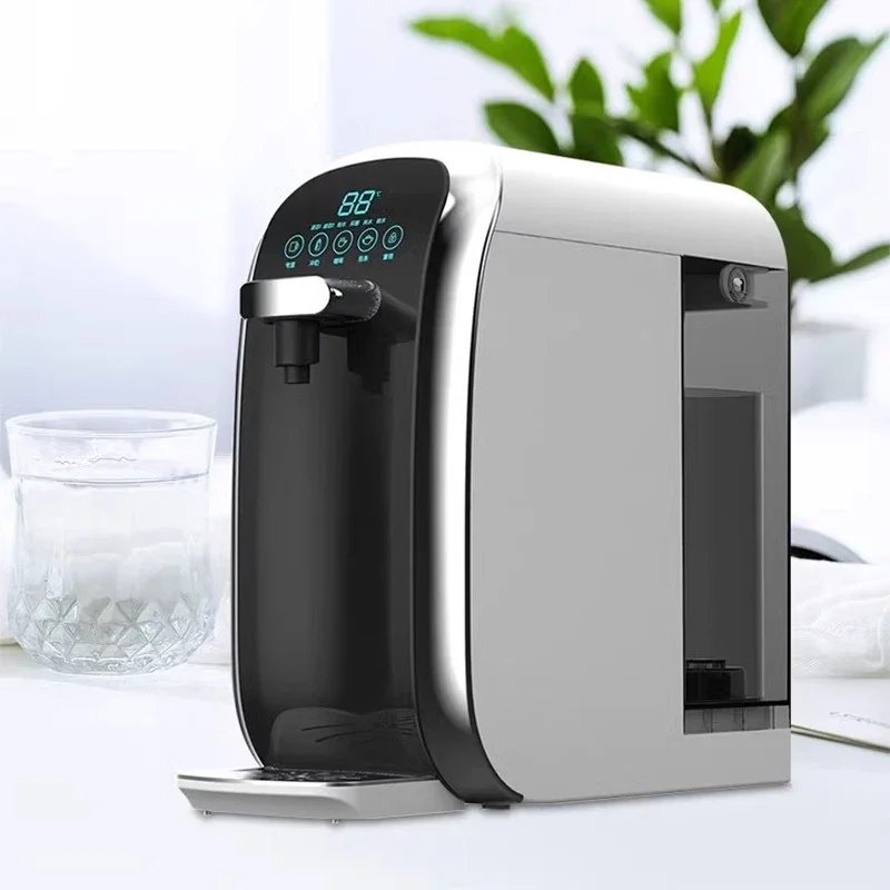 WYR2 UV كونترتوب نظام تنقية تنقية المياه بالتناضح العكسي 4 مراحل تصفية موزع مياه بدون زجاجات