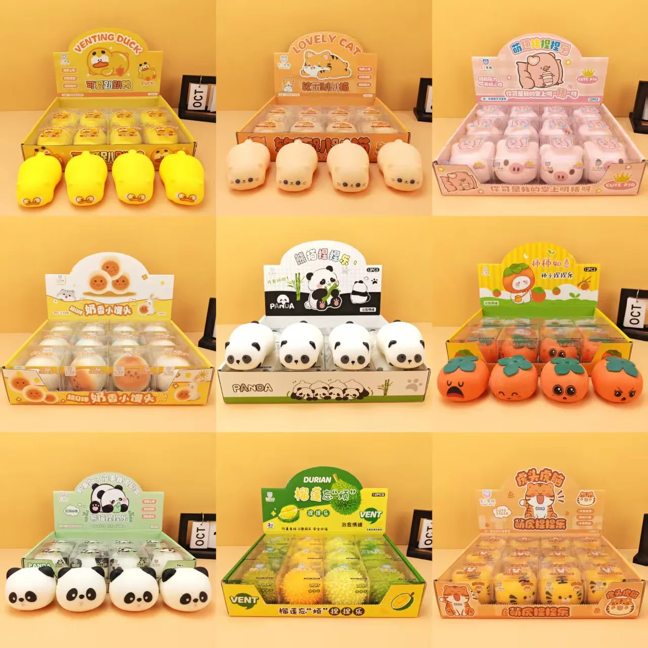 

Squishy Antistress Duck Toys Cute Goose Animals Vent Toys For Adults Decompression Stretch Toys Friends Best Gift