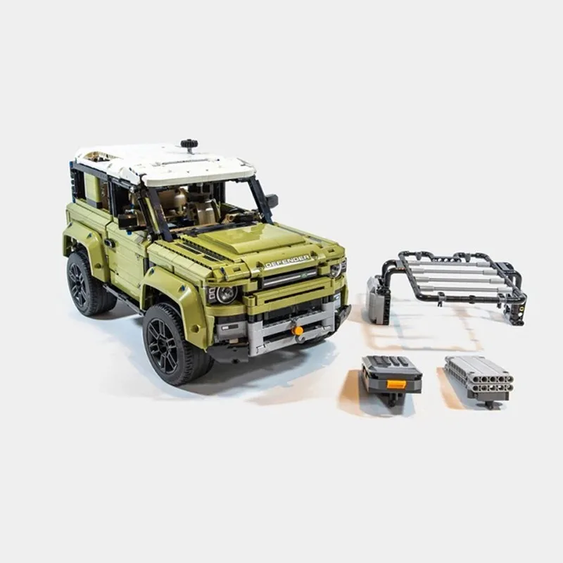 2573PCS Technical 1:8 Land Rover Defender Off-Road Building Blocks SUV Assemble Bricks Vehicle Toys Gift For Children Kids