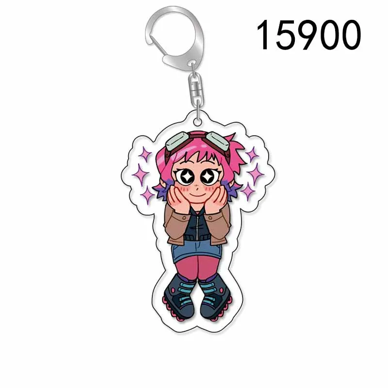 Crooked boy Scott Pilgrim Takes Off acrylic keychain birthday pendant animation around gift for boys and girls