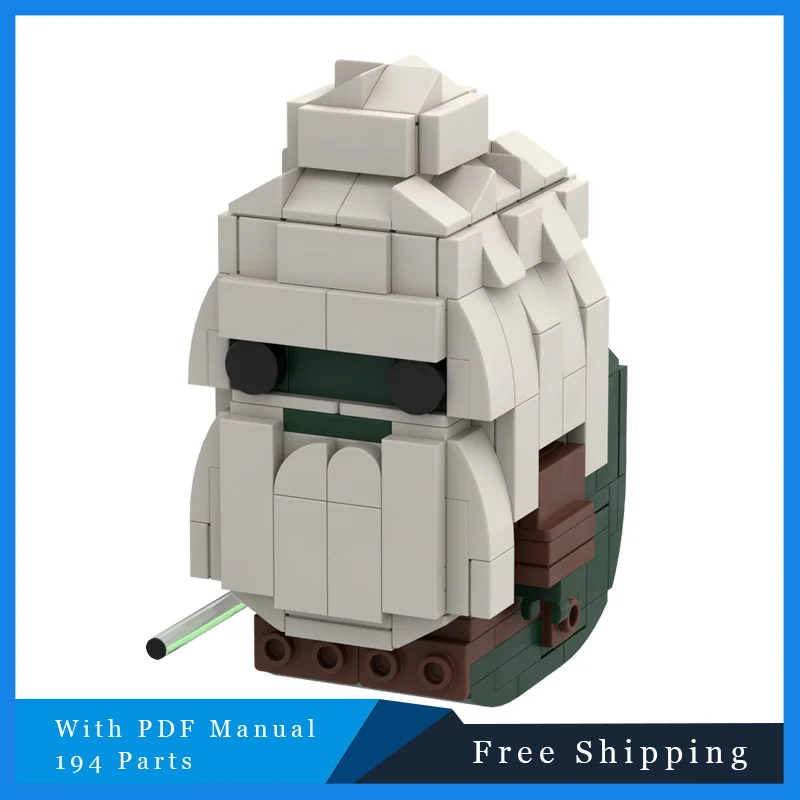 

194 шт. MOC знаменитый персонаж фильма Brickheadz модель строительные блоки модель DIY сборка кирпичи игрушки для детей рождественские подарки