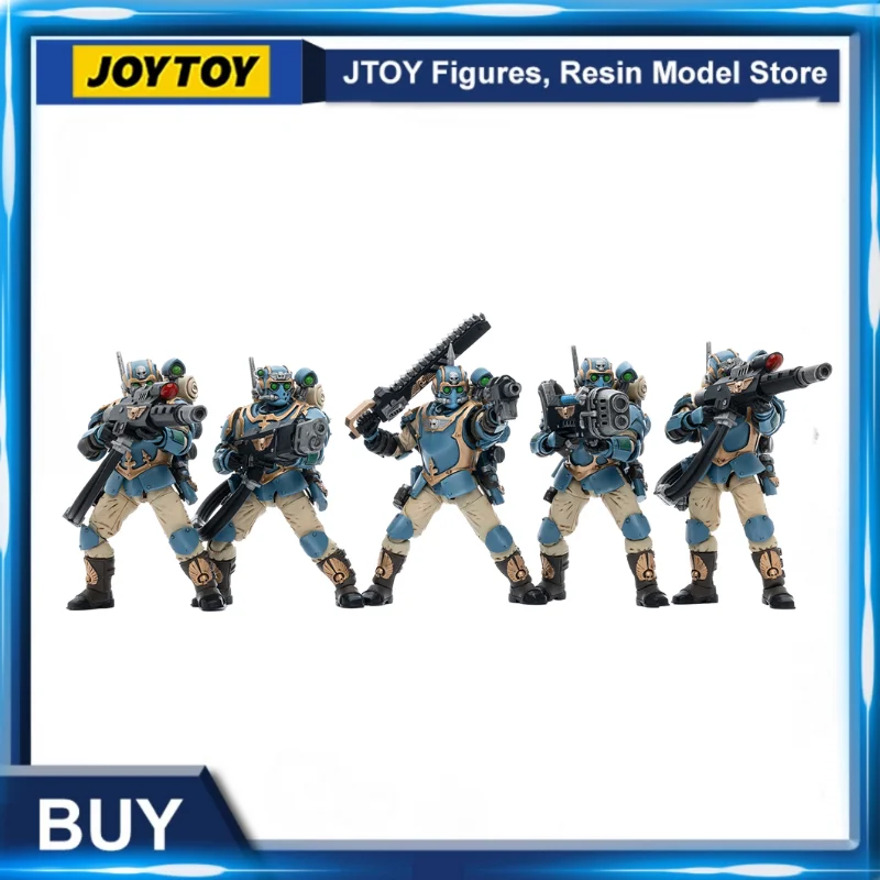 

[IN STOCK] JOYTOY 1/18 Action Figure Astra Militarum Tempestus Scions Squad (5PCS/SET) Anime Military Model Gift Free Shipping