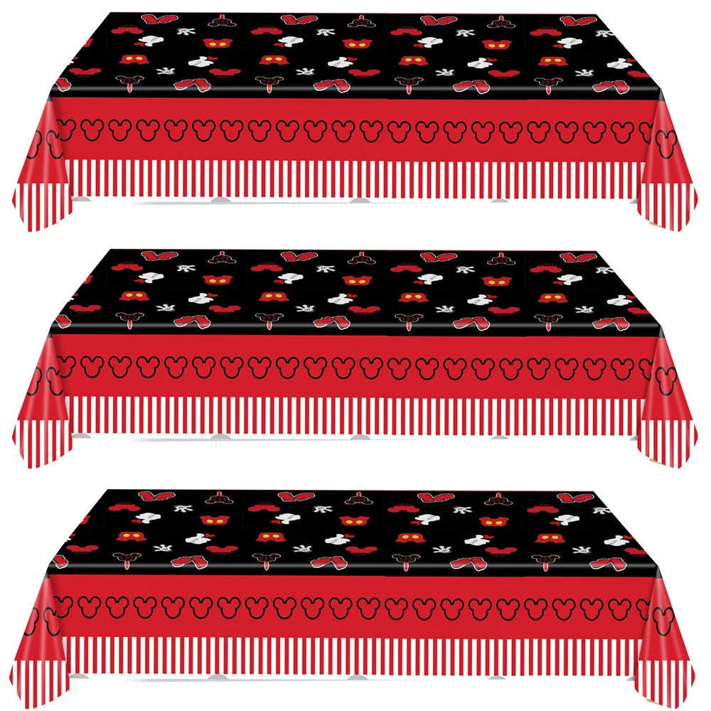 

Cartoon Mickey Mouse Birthday Party Tablecloth Mickey Mouse Tablecover Birthday Decoration for Boys Girls 1st 2nd 3rd Supplies