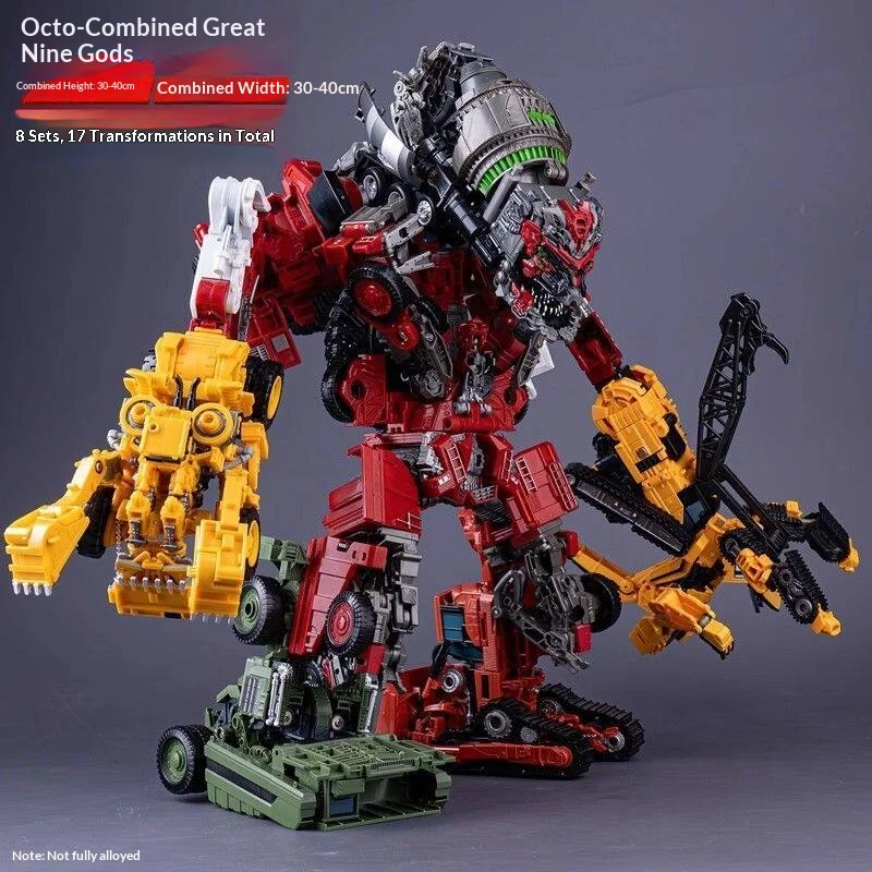 Bestseller Devastator 8 In 1 Combiner Decepticon Movie Version 17 Transforming Robot Action Figure Model For Adult Collection - view 3