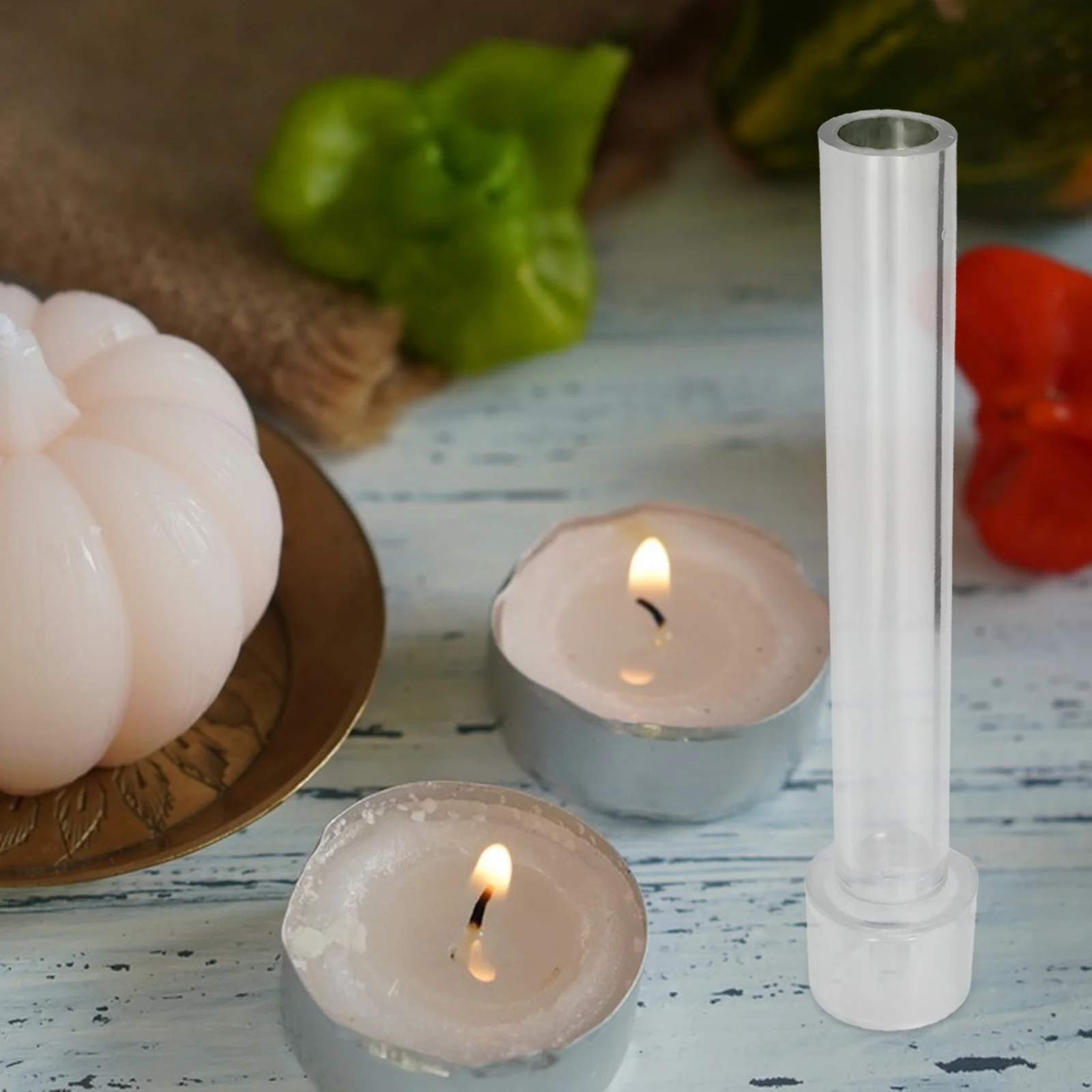 

Acrylic For Making Diy Taper Mold Lightweight Durable Wax Molding Creative Pillar Crafting Decorative Diy