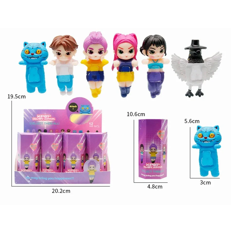 In Stock Kpop Demon Hunters Devil Blind Box Saja Collect Anime Figure Kid Party Cosplay Gaming Cartoon Decor Christmas Gift/**/