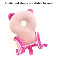 Newborn Headrest Security Pillows Backpack Toddler Baby Head Fall Protection Pad Cushion Cartoon Soft Security Pillows Backpack 6