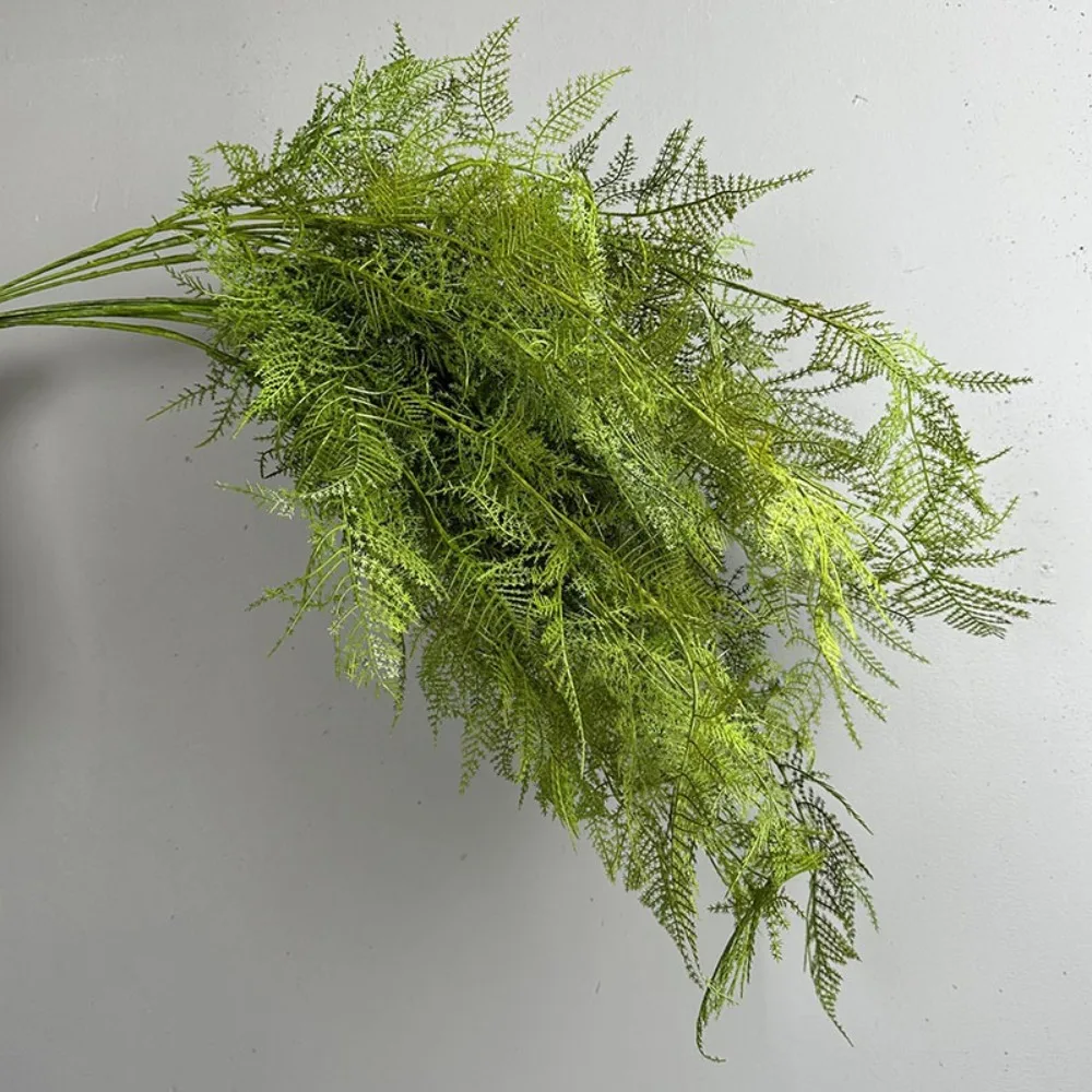 Ramas de plantas de helecho artificiales grandes, tacto Real, hojas de helecho de Boston realistas, helecho de espárragos Artificial hecho a mano elegante