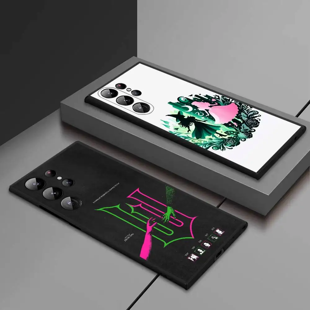 

Ariana Grande W-Wicked Phone Case For Samsung Galaxy S25 Ultra S22 S23 S24 Ultra S21 S20 5G Protective Soft Silicone TPU Funda