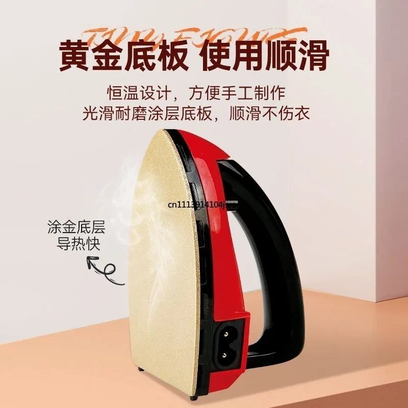 For Mini Portable Electric Iron Constant Temperature Travel Heat Transfer Iron Low Power For Dorm DIY Rhinestone
