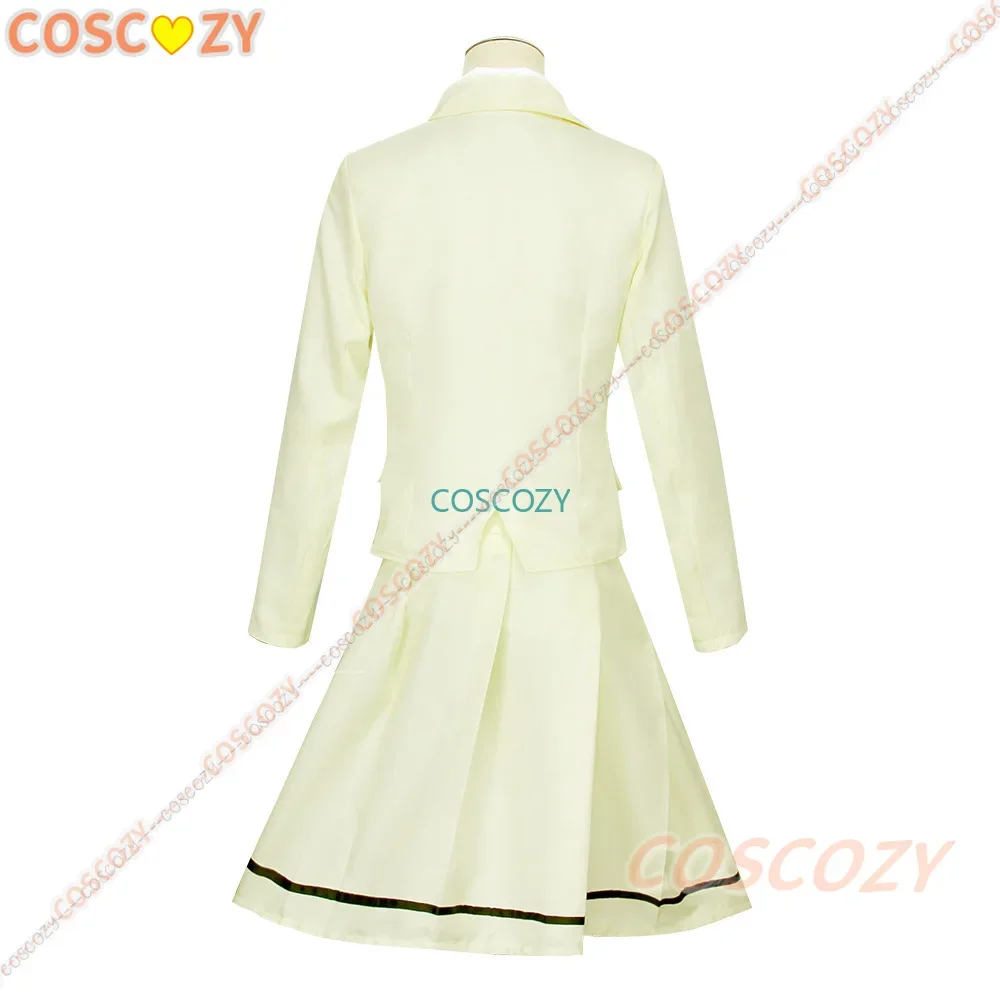 Costume Cosplay Anime WataMote Tomoko Kuroki pour femmes et filles, jupe JK jaune, uniforme de convention de lycée, ensemble de chaussettes aught