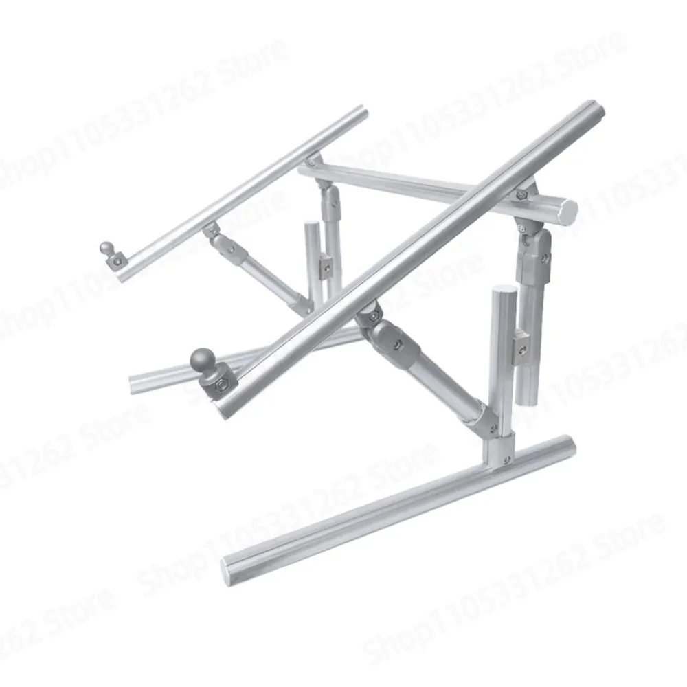 Adjustable Aluminum Alloy Cross Stitch Floor Stand Multi-Function Embroidery Hoop Frame Holder for Bed Table Desktop Sewing
