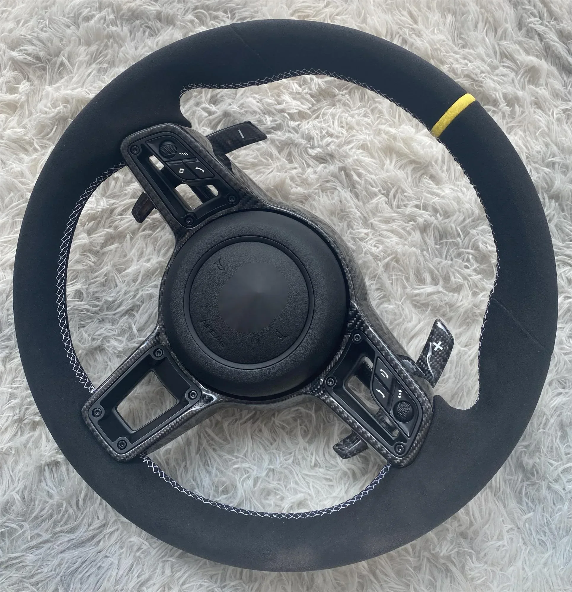 Pors-che Steering Wheel Upgrade Fit For Porsche Panamera Macan Cayenne 918 911 718 970 971 958  Steering Wheel