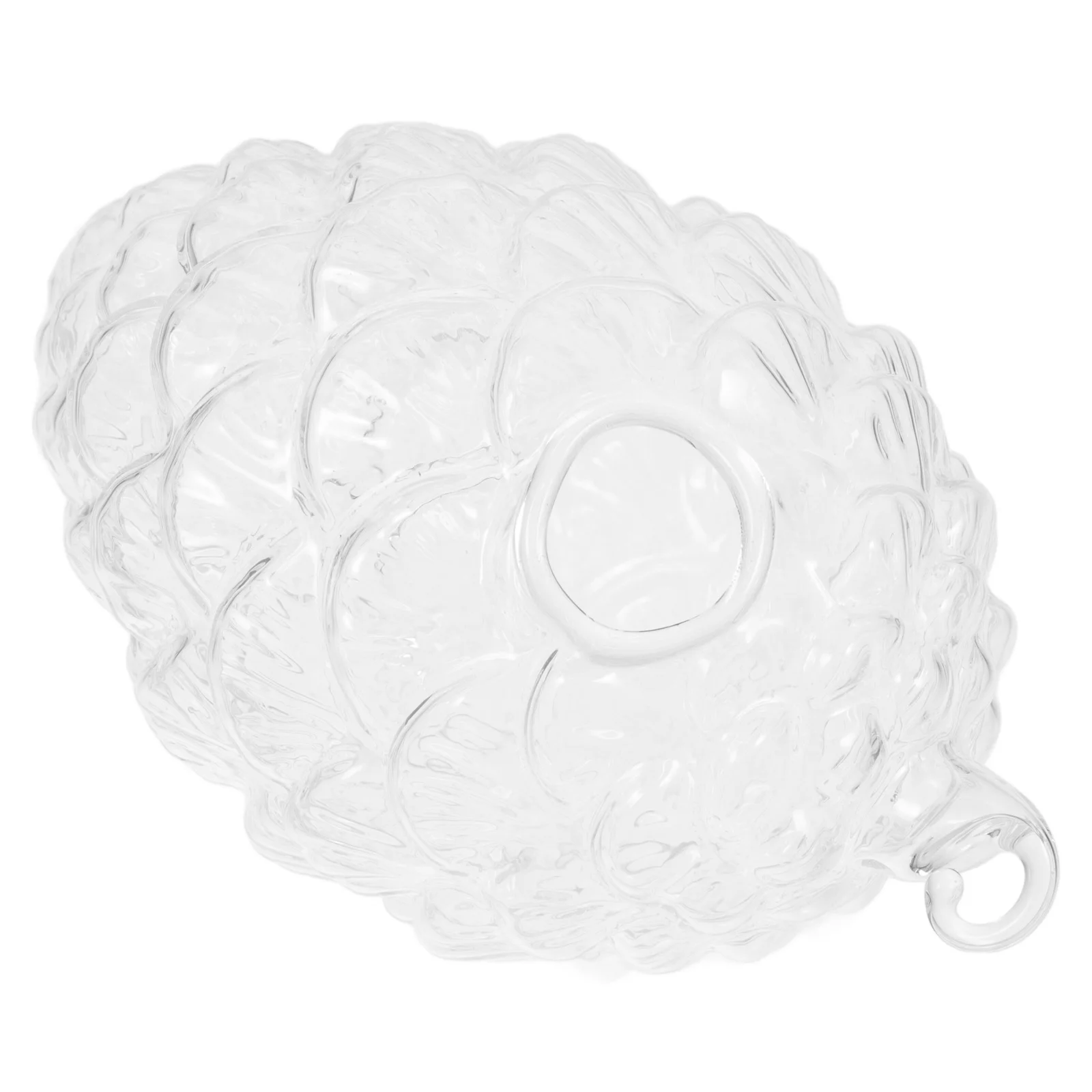 

Pine Cone Shaped Glass Hummingbird Feeder Transparent Hanging Outdoor Squirrel Proof Bird Feeder Garden Backyard Decor