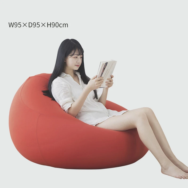 Lazy Sofa Cover Solid Chair Covers Without Filler Spandex  Material Cloth Lounger Seat Bean Bag Pouf Puff Couch Tatami