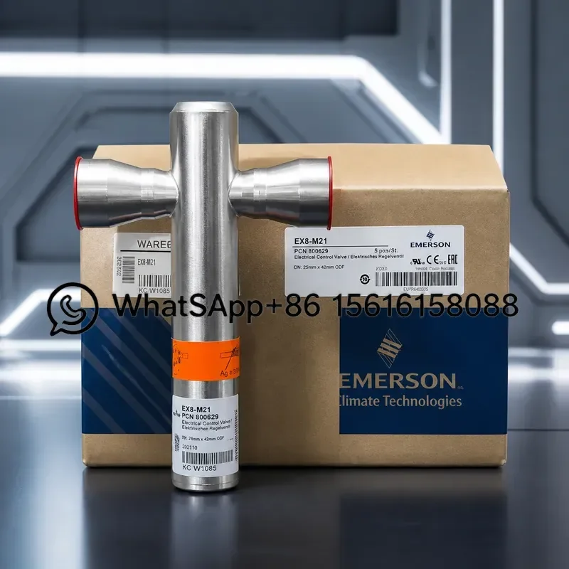 Original Emerson EX8-M21 Electronic Expansion Valve for Central Air Conditioning HVAC System Refrigeration Parts High