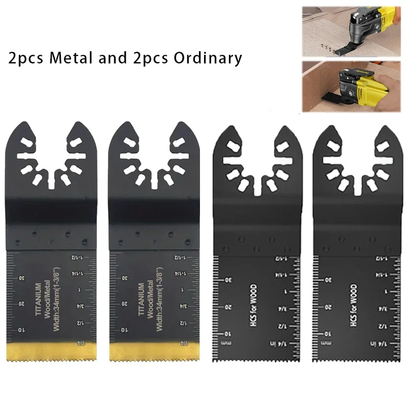 2 Metal and 2 Ordinary Bimetallic Straight Saw Blade Universal Treasure Accessories Universal Treasure Repair Machine Saw Blade