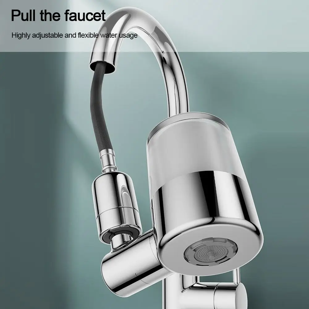 

Насадка для кухонного смесителя с защитой от брызг, 2 режима, регулируемая 720 ° Вращающаяся насадка-распылитель, распылитель, водосберегающий кран, распылительная головка