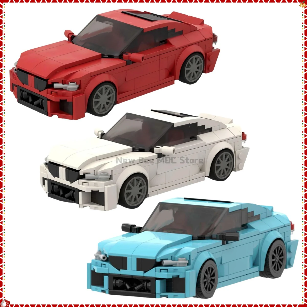 

MOC City Speed Racing Vehicle Building Blocks Set Classic M2(G87) Supercar Model DIY Children Assembly Toys Boys Birthday Gift