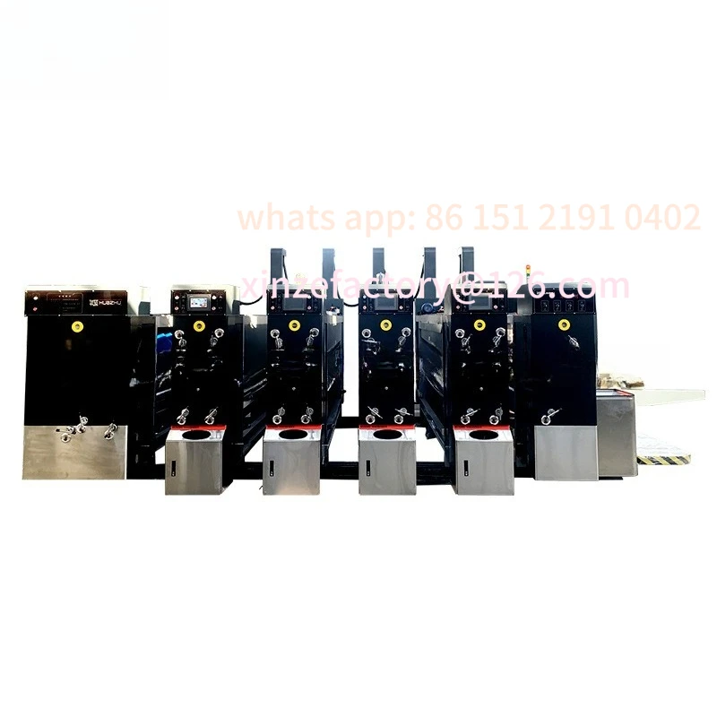 Customizable custom automatic printing machine, die-cutting and forming machine equipment, production of printing corrugated box view 2