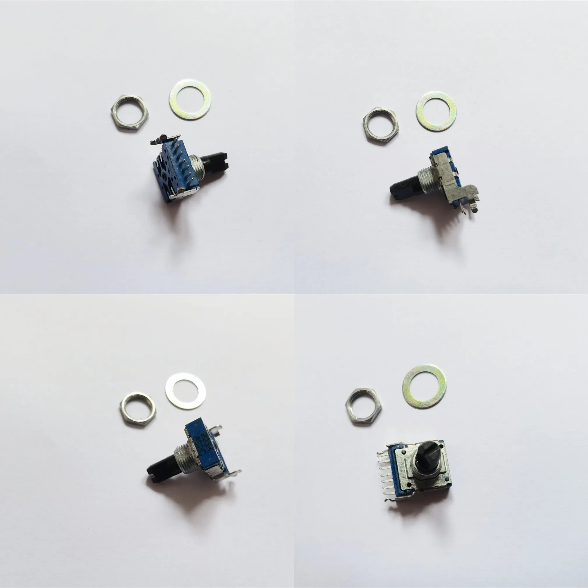 Original new 100% horizontal double potentiometer 20K soundskill mixer potentiometer 203K 7pin (SWITCH)