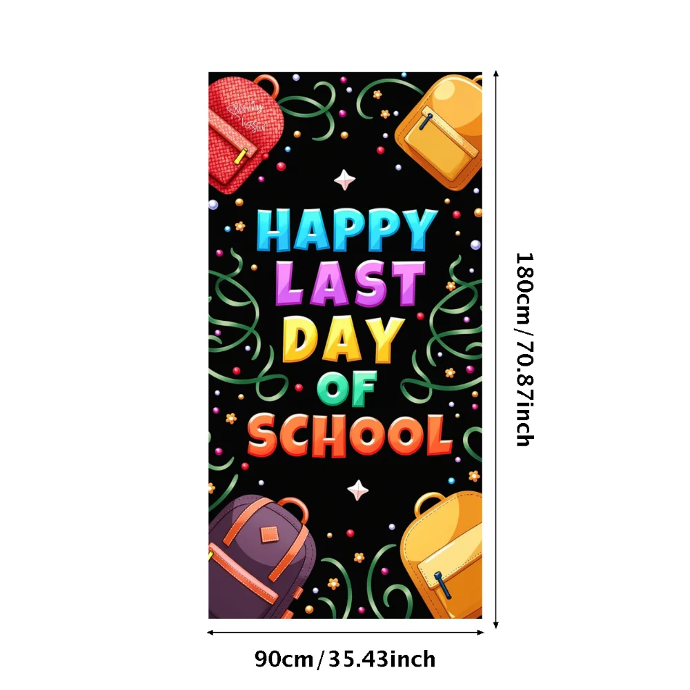 Durable   School Banner   Backdrop   Classroom Decoration   for Classroom   Last Day   Graduation