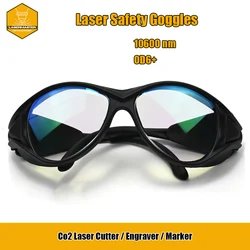 Gafas de protección láser de longitud de onda, gafas de seguridad para Co2, cortador láser, marcador de grabado, 10600nm